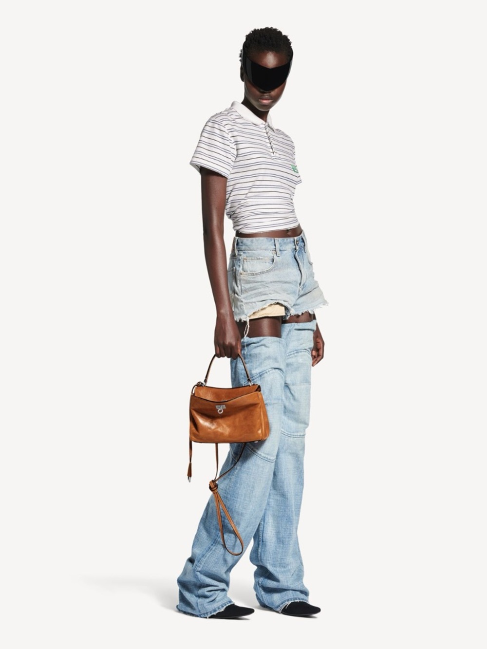 Balenciaga Rodeo Tan Cowboy in Mini Size - Picture 5 of 14